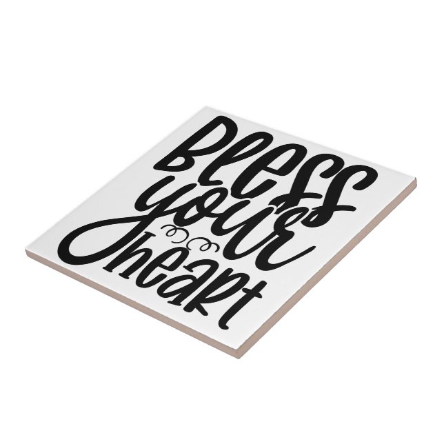 Bless Your Heart  Ceramic Tile (Side)
