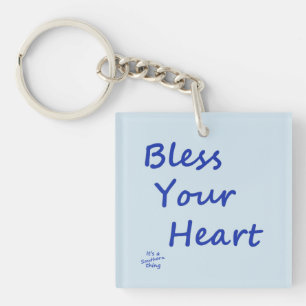 Bless Your Heart Key Ring