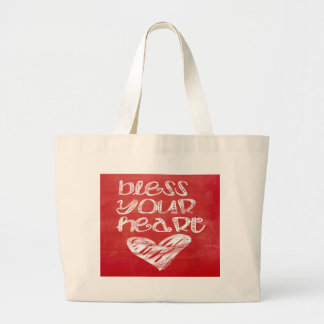 Bless Your Heart Large Tote Bag