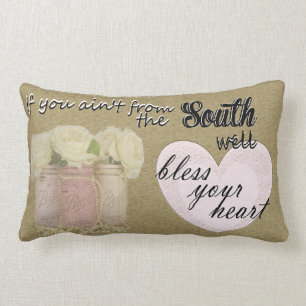 Bless Your Heart Lumbar Cushion