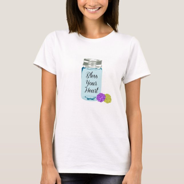 Bless Your Heart Mason Jar Tee (Front)