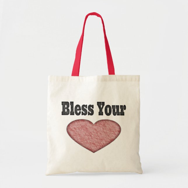 Bless Your Heart - Southern Saying Tote Bag (Front)