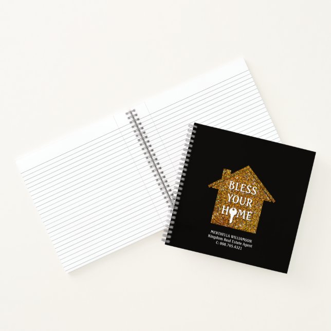 BLESS YOUR HOME Real Estate Notebook (Inside)