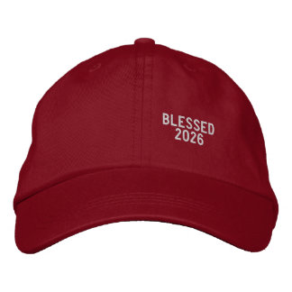Blessed 2026 Personalized Embroidered Hat