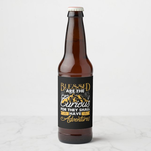 Blessed Adventure Beer Bottle Label (Front)
