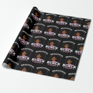 Blessed African American Women Wrapping Paper