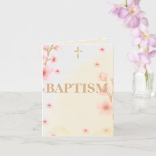 "Blessed and Baptised: A Day to Remember" Card