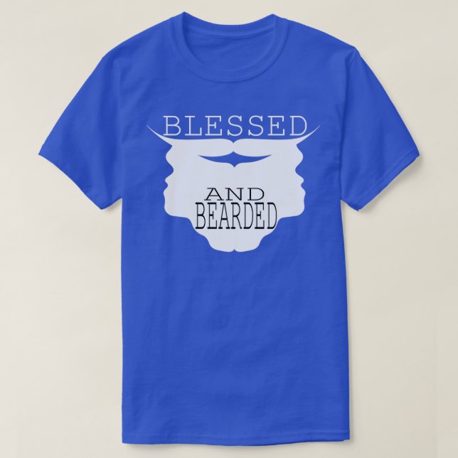 Blessed And Bearded 1 T-Shirt (Design Front)