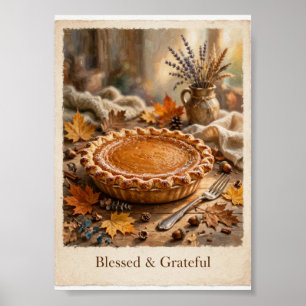 Blessed and Grateful — Harvest Kitchen Wall Art