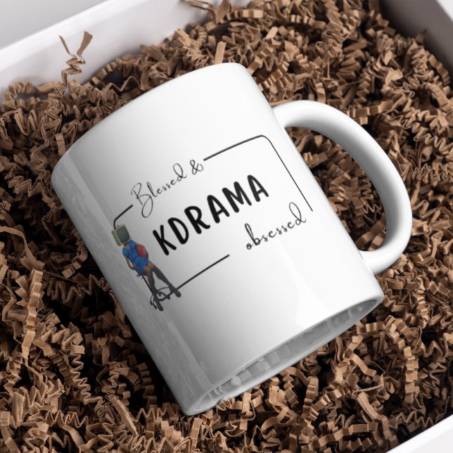 Blessed and kdrama obsessed kdrama lover coffee mug (Creator Uploaded)