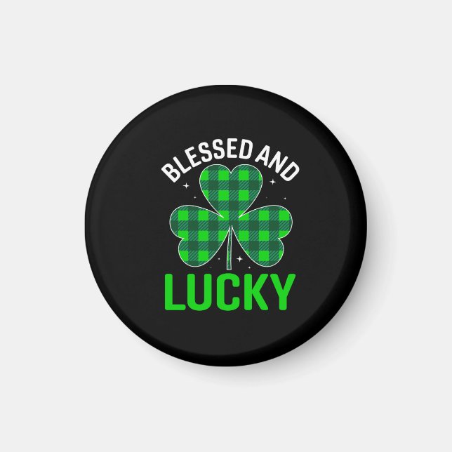 Blessed and lucky magnet (Front)