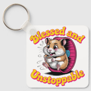 Blessed And Unstoppable Key Ring