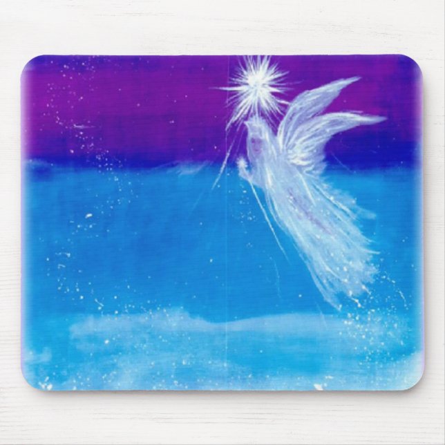 Blessed Angel of Travelers Mouse Pad (Front)
