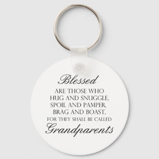 Blessed Are... Grandparents Key Ring