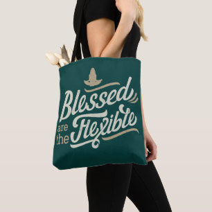 Blessed are the Flexible Tote Bag