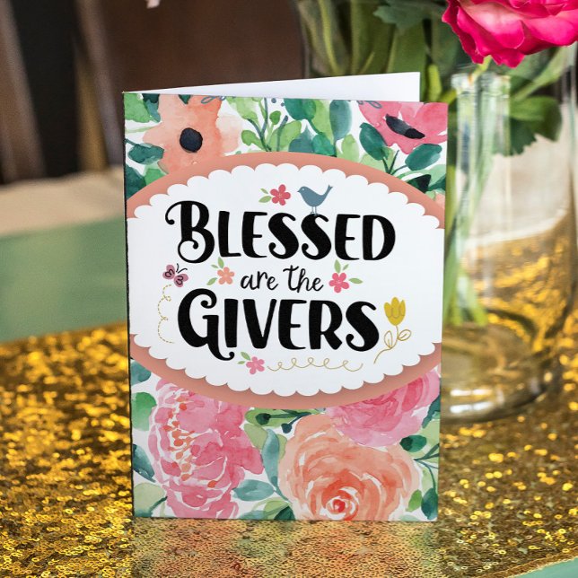 Blessed are the Givers Card (Creator Uploaded)