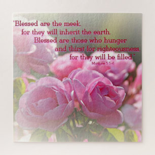 "Blessed are the Meek For They will Inherit..." Jigsaw Puzzle
