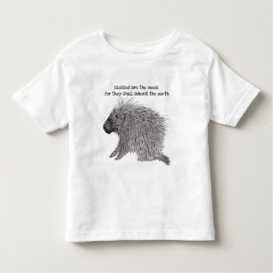 Blessed Are the Meek Porcupine Toddler T-shirt