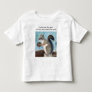 Blessed Are the Meek Squirrel Toddler T-shirt