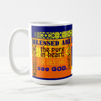 "Blessed Are The Pure in Heart" Coffee Mug