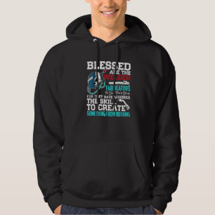 Blessed Are The Welder Funny Welder Welding Mens D Hoodie