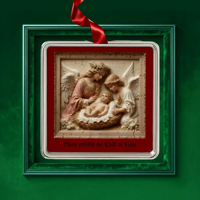 Blessed are they who guard the manger Ornament (Creator Uploaded)