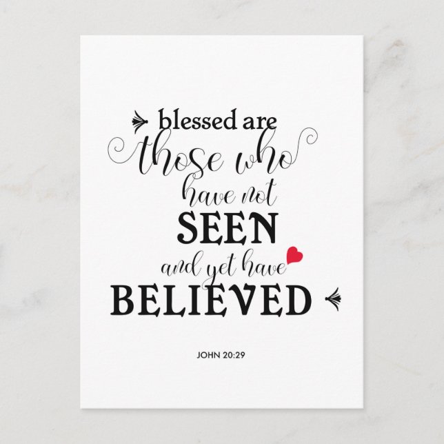 ‘Blessed are those’ Quote Postcard (Front)