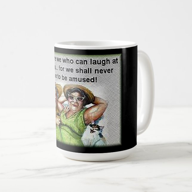 “Blessed Are Those Who Can” Combo Mug (Front Right)
