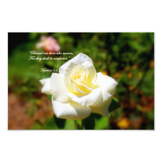 Blessed are those who mourn photo print (Front)