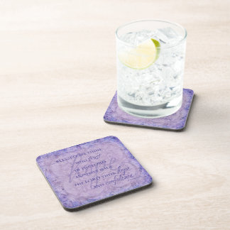 Blessed are Those Who Trust Cork Coaster Set (6)