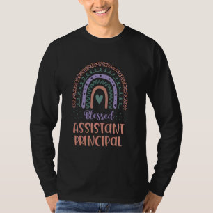 Blessed Assistant Principal Back To School Boho Ra T-Shirt