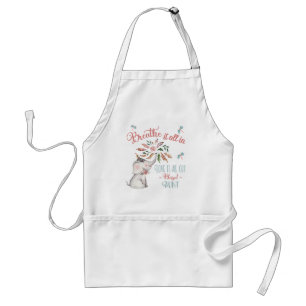 Blessed Aunt Elephant And Dragonfly Standard Apron