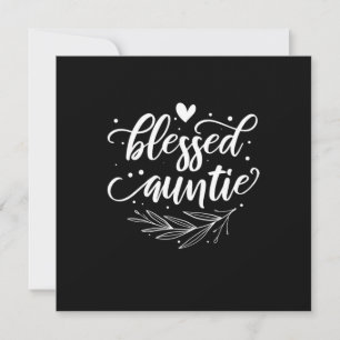 Blessed Auntie Invitation