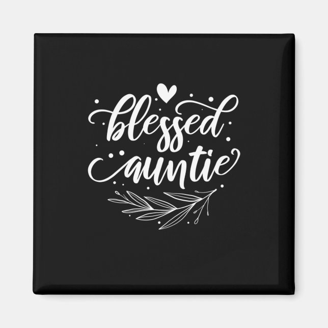 Blessed Auntie Magnet (Front)