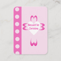 Blessed Baptism Prayer Card