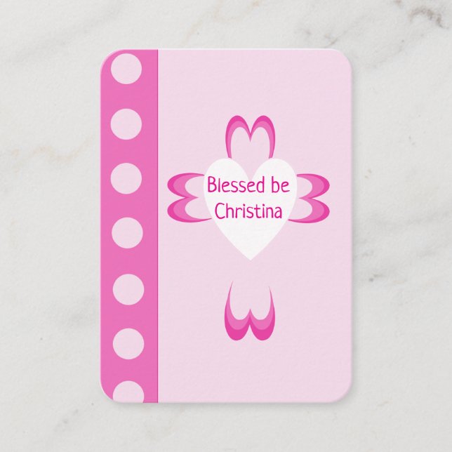 Blessed Baptism Prayer Card (Front)