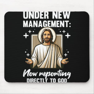 Blessed Baptism Religious Christian Under New Mana Mouse Pad