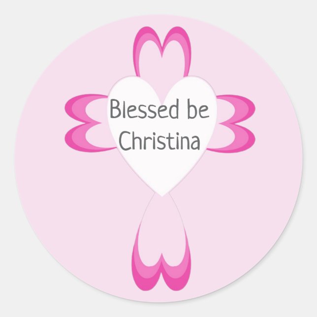 Blessed Baptism Sticker (Front)