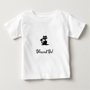 Blessed Be Baby Black Cat T-Shirt