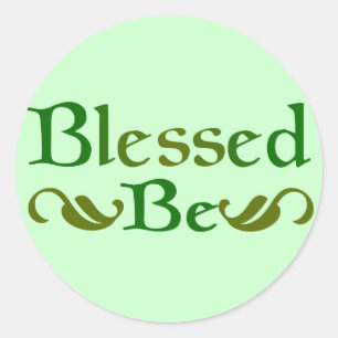 Blessed Be Classic Round Sticker