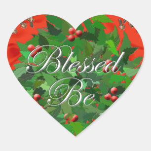 Blessed Be Heart Sticker