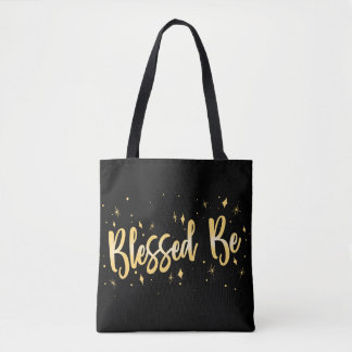 Blessed Be - Pagan Wiccan Witch Tote Bag