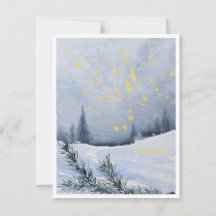 Blessed be! watercolor winter