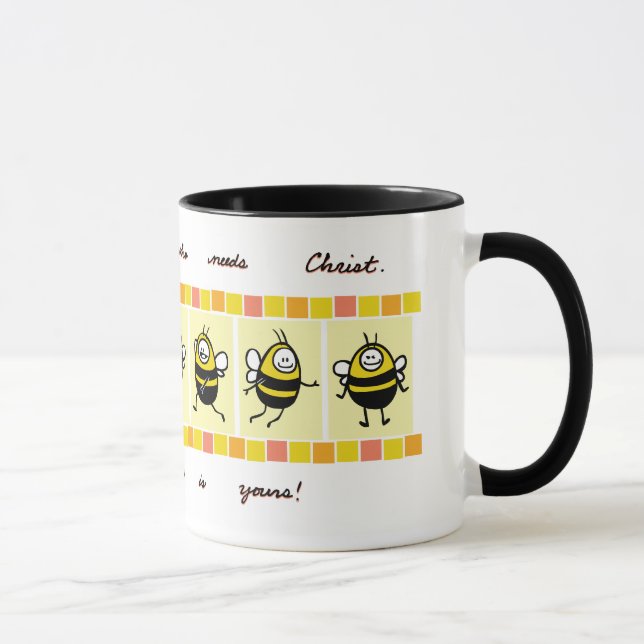Blessed Bee© The Poor in Spirit Mug (Right)