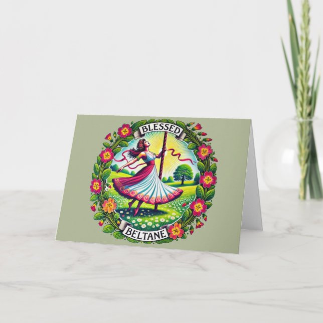 Blessed Beltane                                    Card (Front)