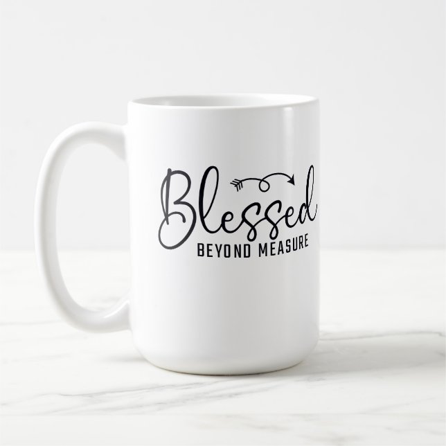 Blessed Beyond Measure Coffee Mug (Left)