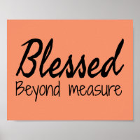 Blessed Beyond Measure