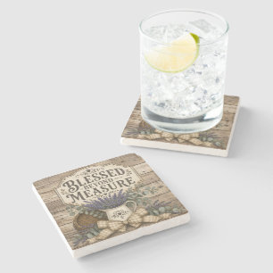 Blessed Beyond Measure Stone Coaster