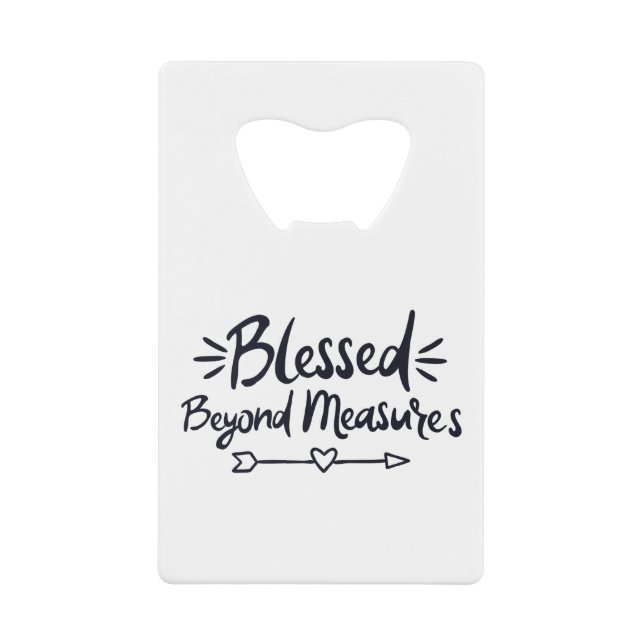 Blessed Beyond Measures Gospel Sayings Mere Christ (Front)