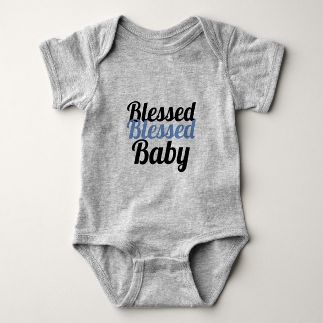 Blessed Blessed Baby Baby Bodysuit (Front)